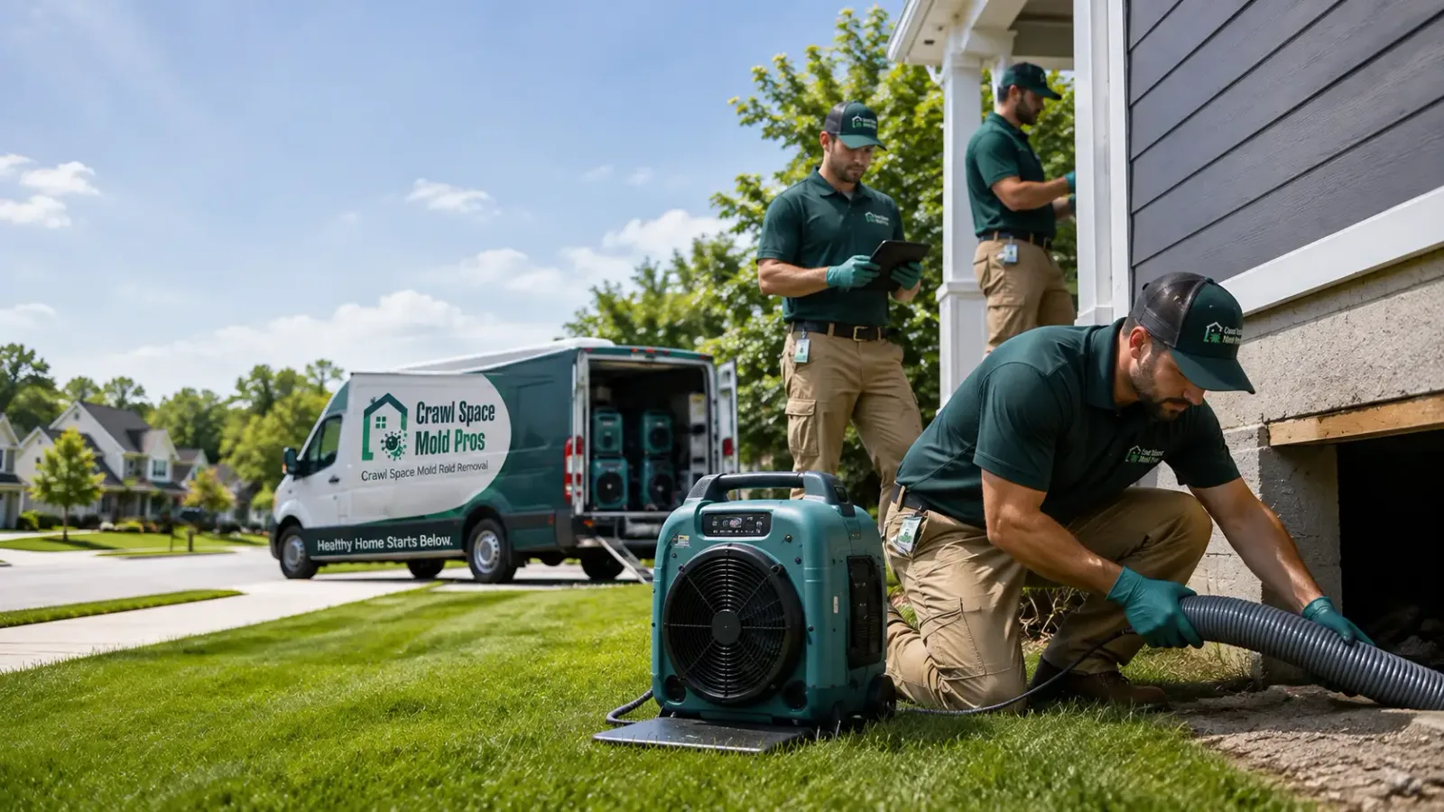 Crawl Space Mold Removal in Pretty Prairie, KS